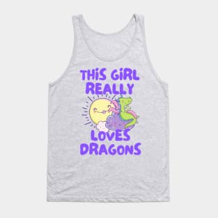 This Girl Really Loves Dragons Tank Top